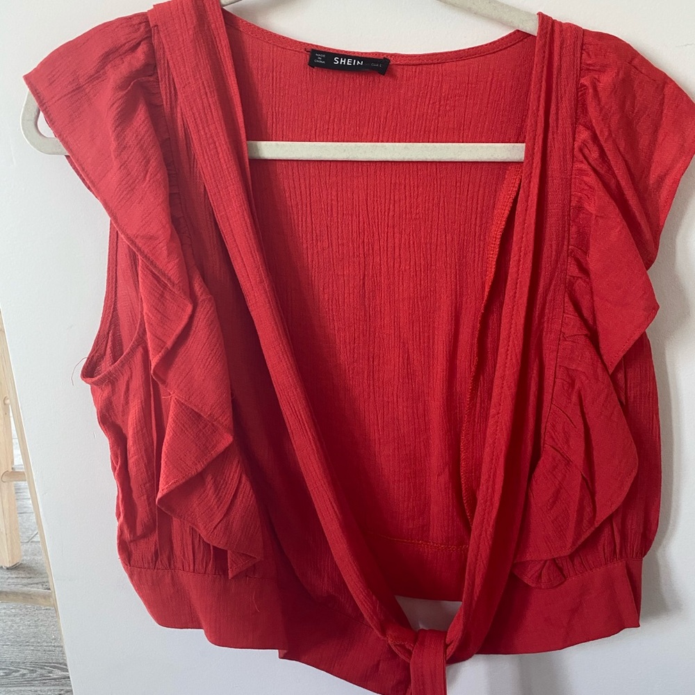 Tie front top!